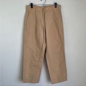 COS pleated linen pants, size 8